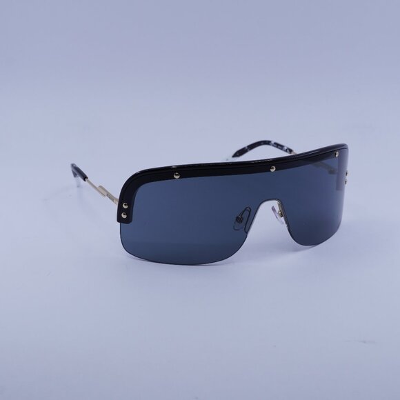 Missoni MIS 0185/S 0807 IR Sunglasses Black/Gold Shield Frame, Grey Lenses - Picture 1 of 10